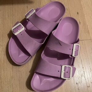 Birkenstock Purple Double Strap Sandals, size 40